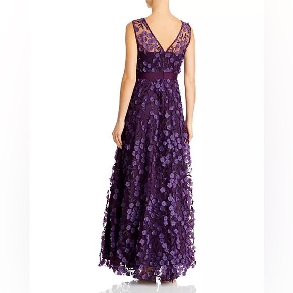 Eliza J Purple Sleeveless Maxi Gown for Weddings - Picture 3 of 12